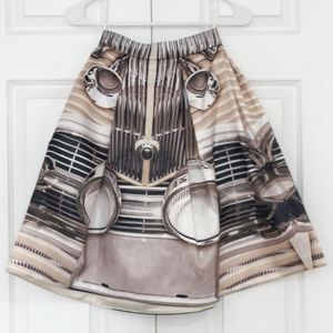 BRAND NEW Vintage Style High Waisted A Line Skirt